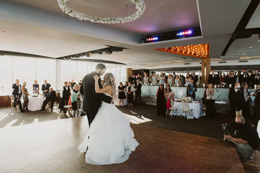 Bride and groom's first dance 